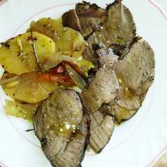 Una foto de Morcillo de ternera asado, tipo ErSebi