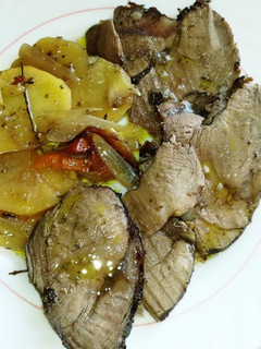 Una foto de Morcillo de ternera asado, tipo ErSebi