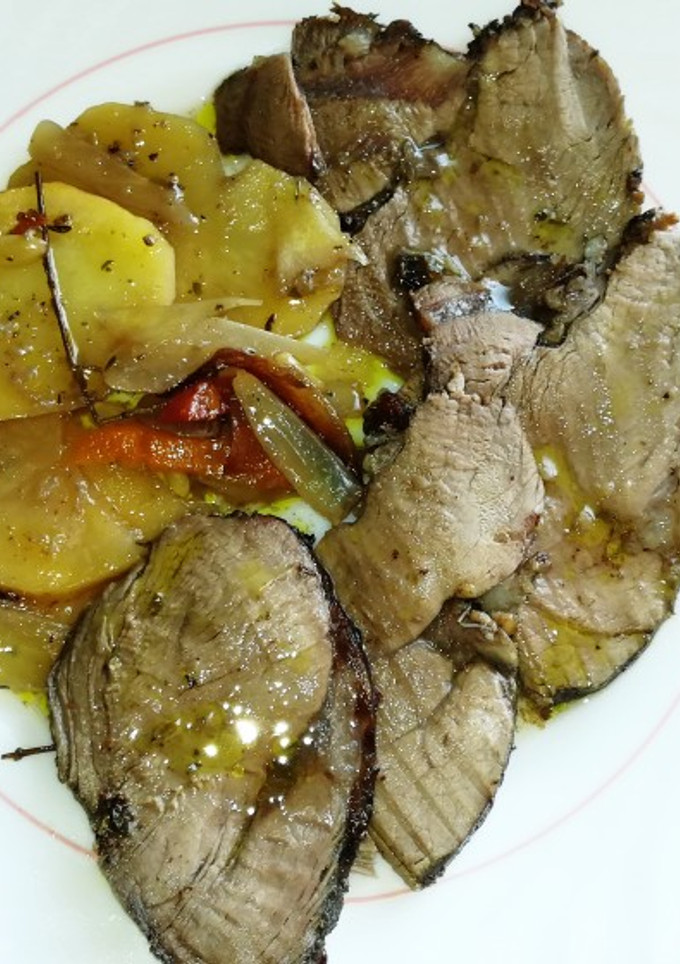 Una foto de Morcillo de ternera asado, tipo ErSebi