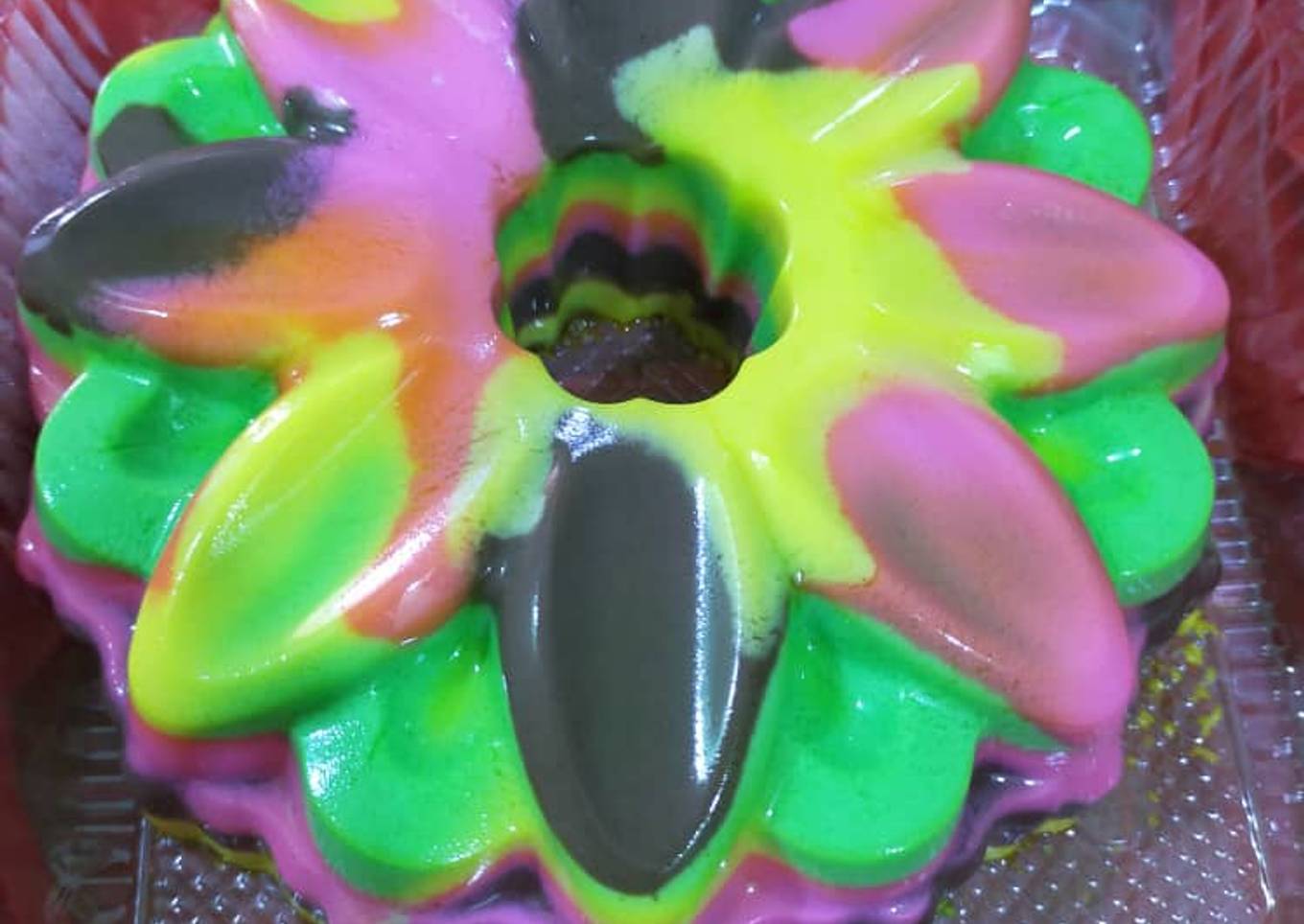 Puding roti marmer
