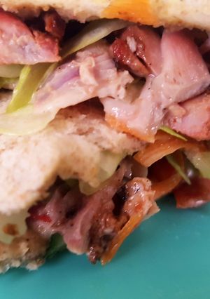 A picture of Sandwich from left overs.