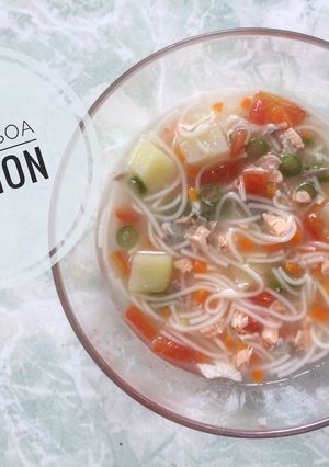 Foto resep SOUP MISOA SALMON mpasi 11m+