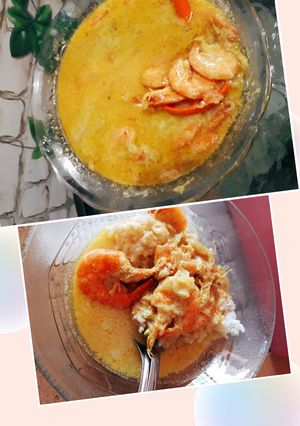 Foto resep Udang kuah santan