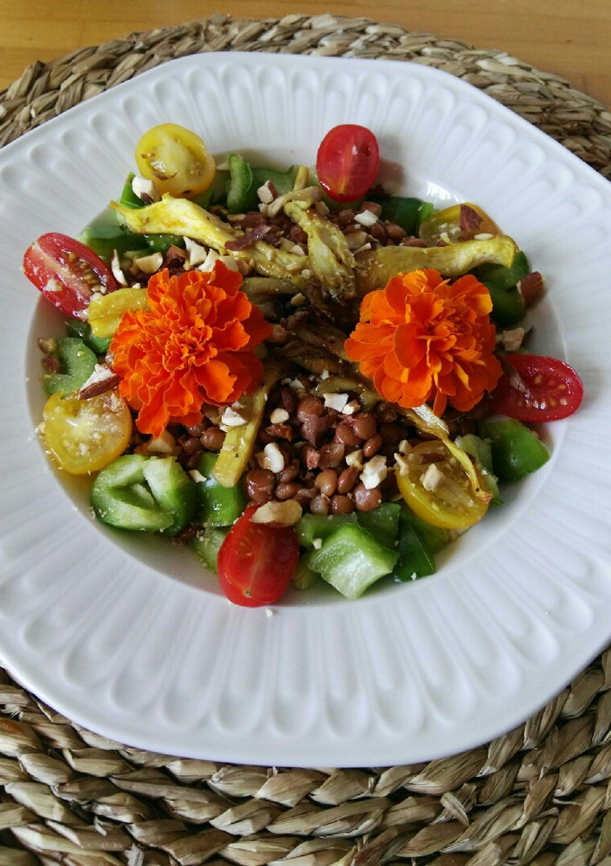 Una foto de Ensalada de lentejas