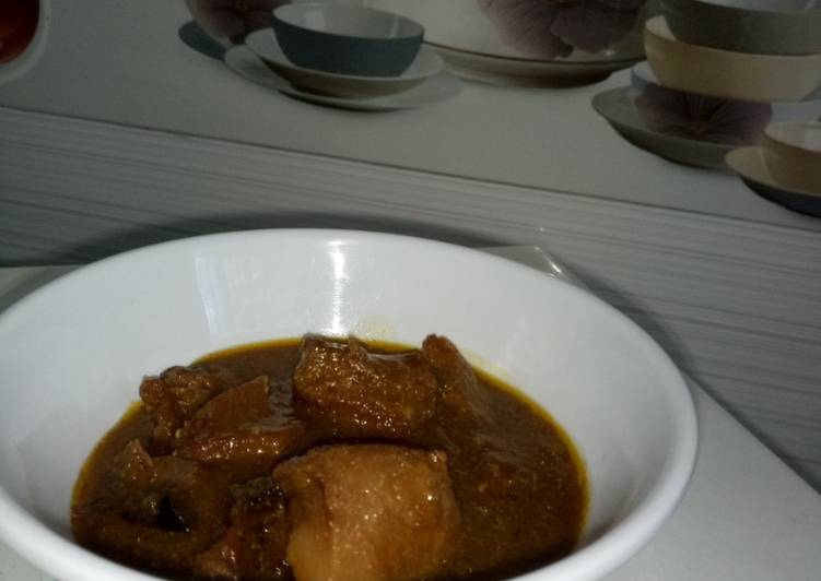 Recipe of Ultimate Cow tongue pepper soup