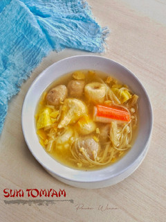 Foto resep 502. (Sup) Suki Tomyam (Sup aneka dimsum)