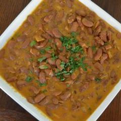A picture of Stewed Coconut Beans.