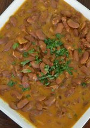 A picture of Stewed Coconut Beans.