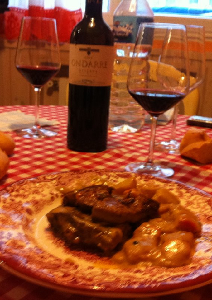 Una foto de Solomillo con foie