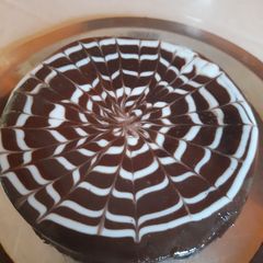 A picture of Chocolate ganache cake.