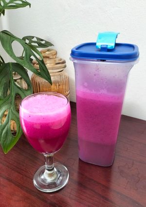 Foto resep Jus buah naga