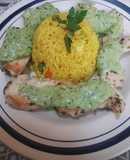 Pechugas de pollo en salsa de perejil