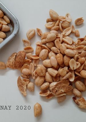 Foto resep Kacang Bawang Oven Tanpa Santan (renyah dan tidak berminyak)