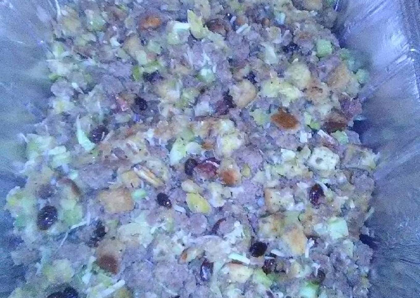 Relleno para pavo dulce