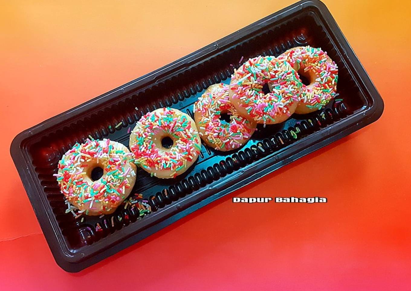 Donat Manis Meses Warna Warni