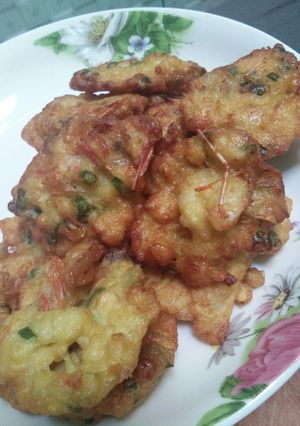 Foto resep Dadar jagung udang