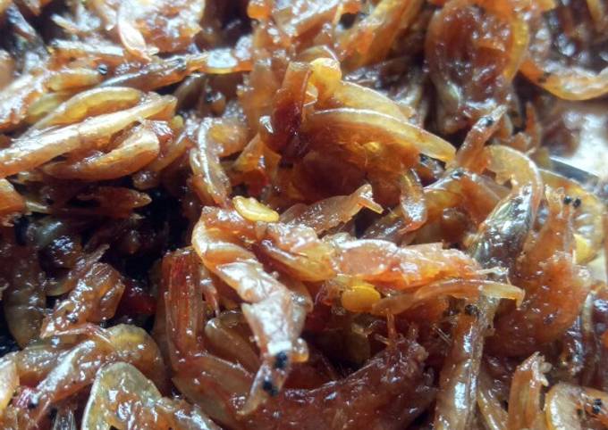 Tumis asam manis ebi kering enak masak cuman 5 menit