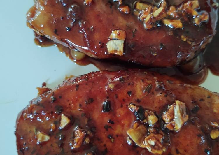 Simple Way to Prepare Speedy Honey Garlic Pork Chops