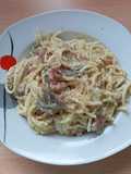 Espaguetis a la "falsa carbonara"😋😋