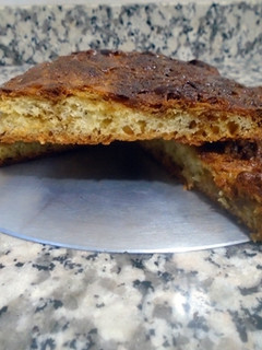 Una foto de Tarte au sucre o torta de azúcar