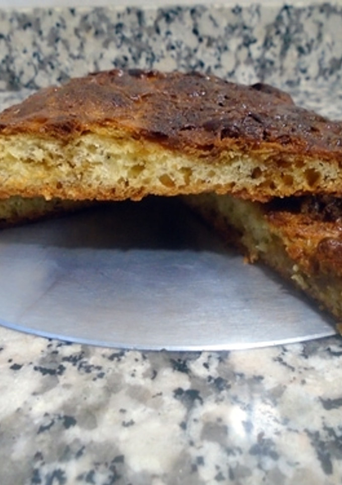 Una foto de Tarte au sucre o torta de azúcar