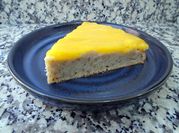 Una foto de tarta queso mango