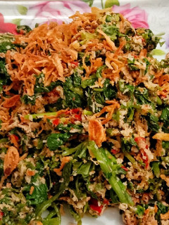 Foto resep Urap daun singkong khas bali