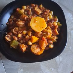 A picture of Loaded Githeri.