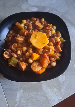 A picture of Loaded Githeri.