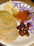 Pan o tortilla de avena, linaza y chía