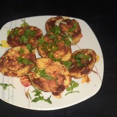 A picture of Masala egg.