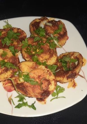 A picture of Masala egg.