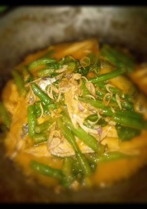 Foto resep Buncis ikan pindang kuah kemangi