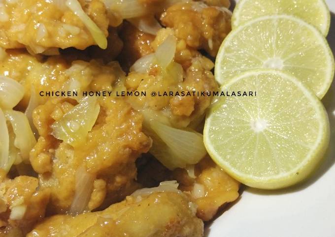 Chicken with Honey Lemon Sauce a.k.a Ayam Saus Madu Lemon