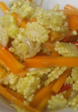 Foto resep 66. OSENG WORTEL JAGUNG MUDA