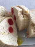 Budín de cerezas y limón