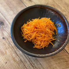 A picture of 🥕 Carrot Namul - Korean taste.