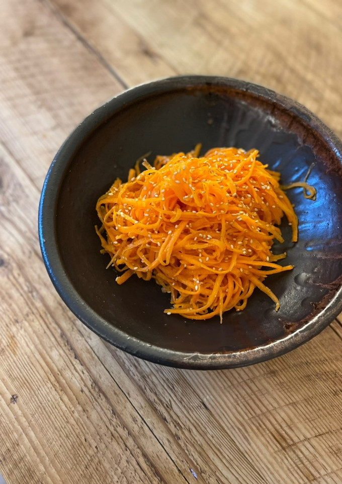 A picture of 🥕 Carrot Namul - Korean taste.