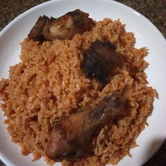 A picture of Jollof rice.