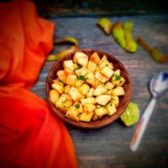 A picture of Apple salad.