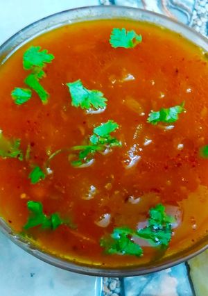A picture of Raw Mango sabji laungi.