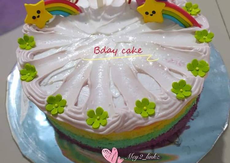 Rainbow Cake Kukus