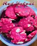 Biskut Red Velvet (Biskut Raya)