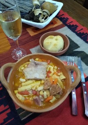Una foto de Guiso de mondongo