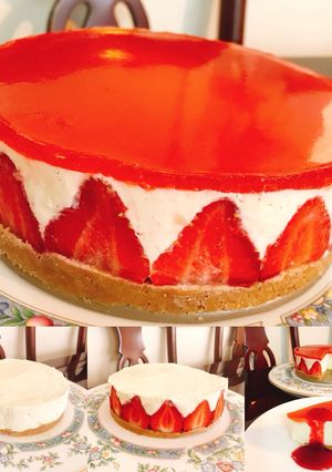 A picture of Delicious Yoghurt Rare Cheesecake (without cream cheese).