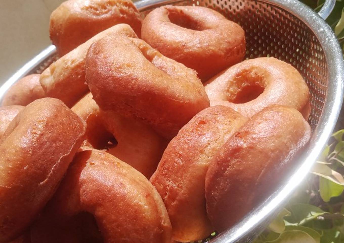 Fluffy ring doughnuts