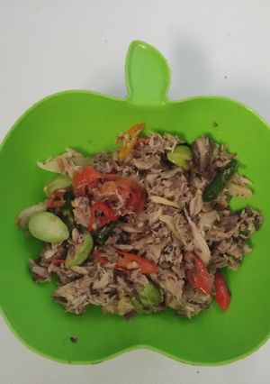 Foto resep Tumis pindang ikan tongkol pedas