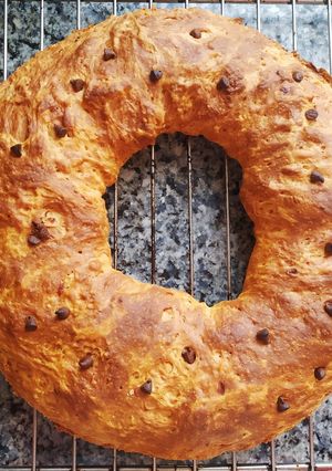 Una foto de Roscón de Reyes sin "poolish"