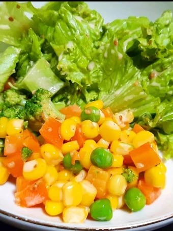 Cara Gampang Membikin Resep  Veggie Salad simple yang Lezat, Enak Banget