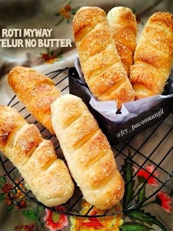 Langkah Gampang Membuat Resep Roti MyWay - No Telur No Butter yang Uenak Anti Ribet, Lezat